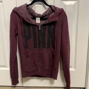 PINK Zip Up Hoodie